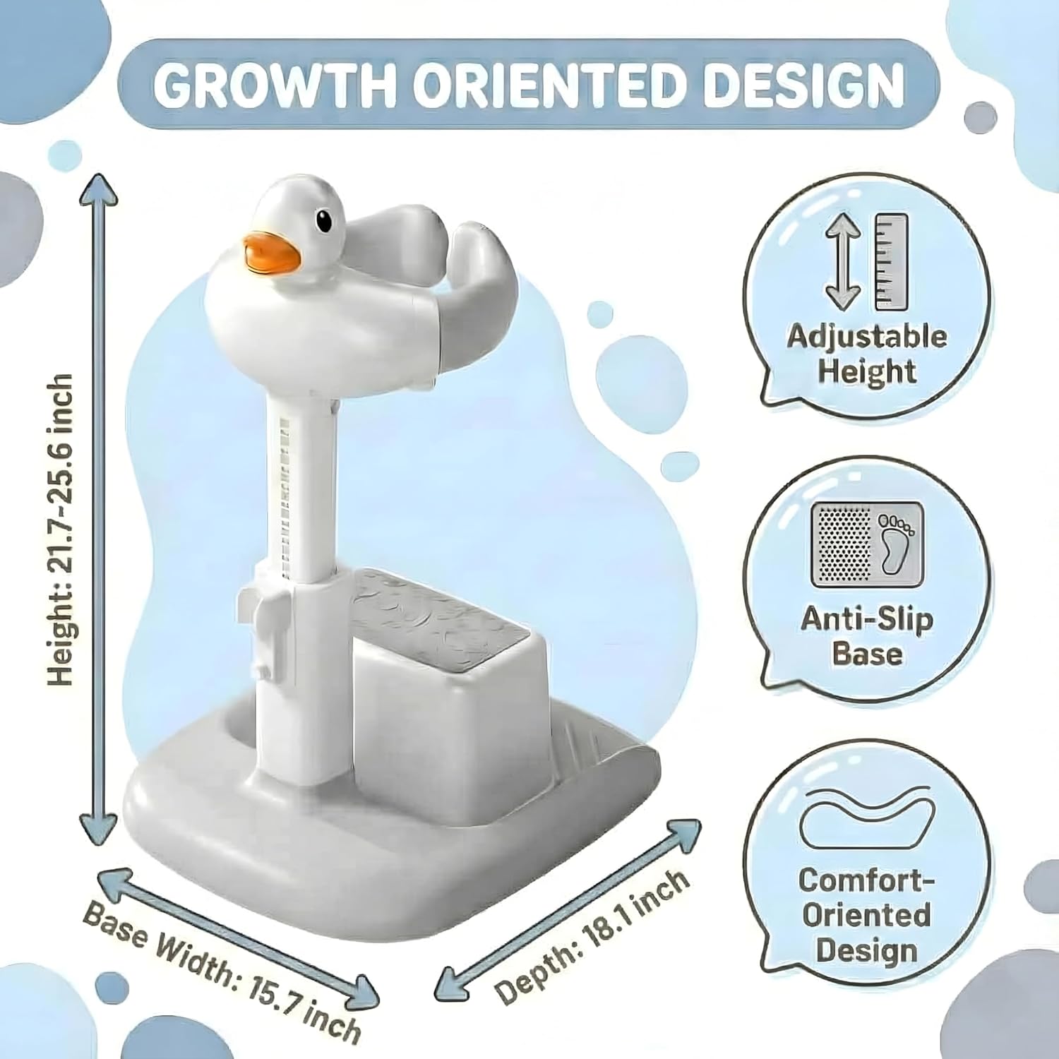 LimoWare™ SmartLift Baby Bath Stand